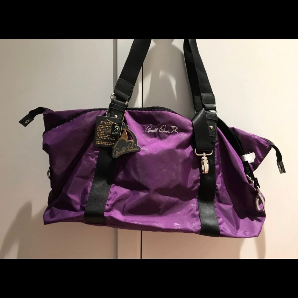 Arnold Palmer purple bag